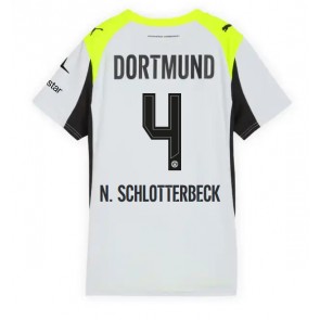 Lacne Ženy Futbalové dres Borussia Dortmund Nico Schlotterbeck #4 2025-26 Krátky Rukáv - Preč